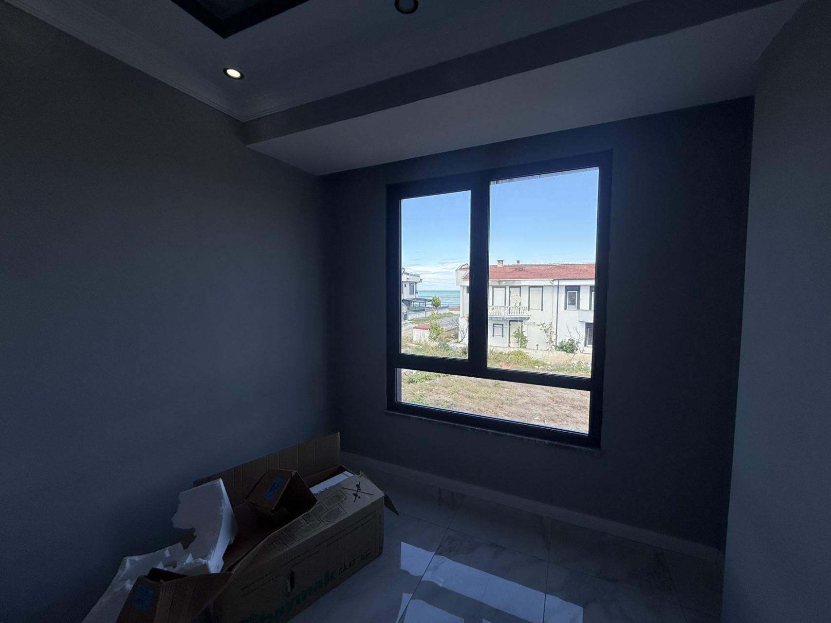 Sakarya Kocaali Alandere'de Denize 50 Metre, Deniz Manzaralı ve Havuzlu 3+1 Satılık Tripleks Villa - Görsel 26