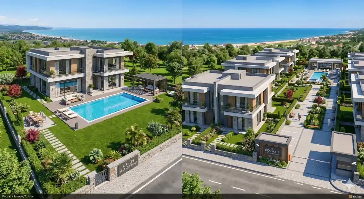 Kocaali Satılık Villa Çeşitleri: Havuzlu, Bahçeli, Dubleks ve Tripleks Projeler