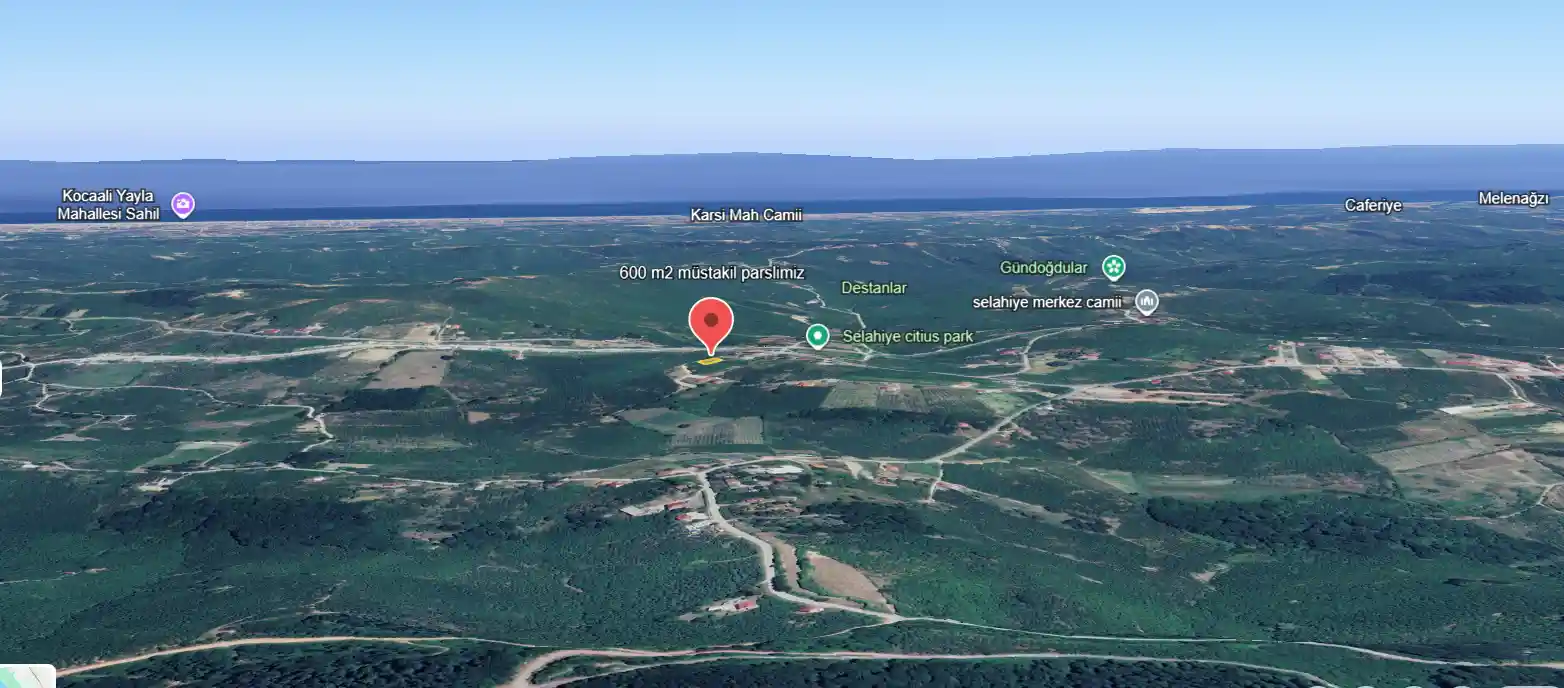 Sakarya Kocaali Selahiye'de 600 m² Müstakil Tapulu Satılık Arsa - Görsel 4